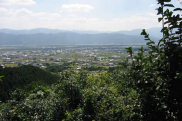 切幡寺境内からの風景